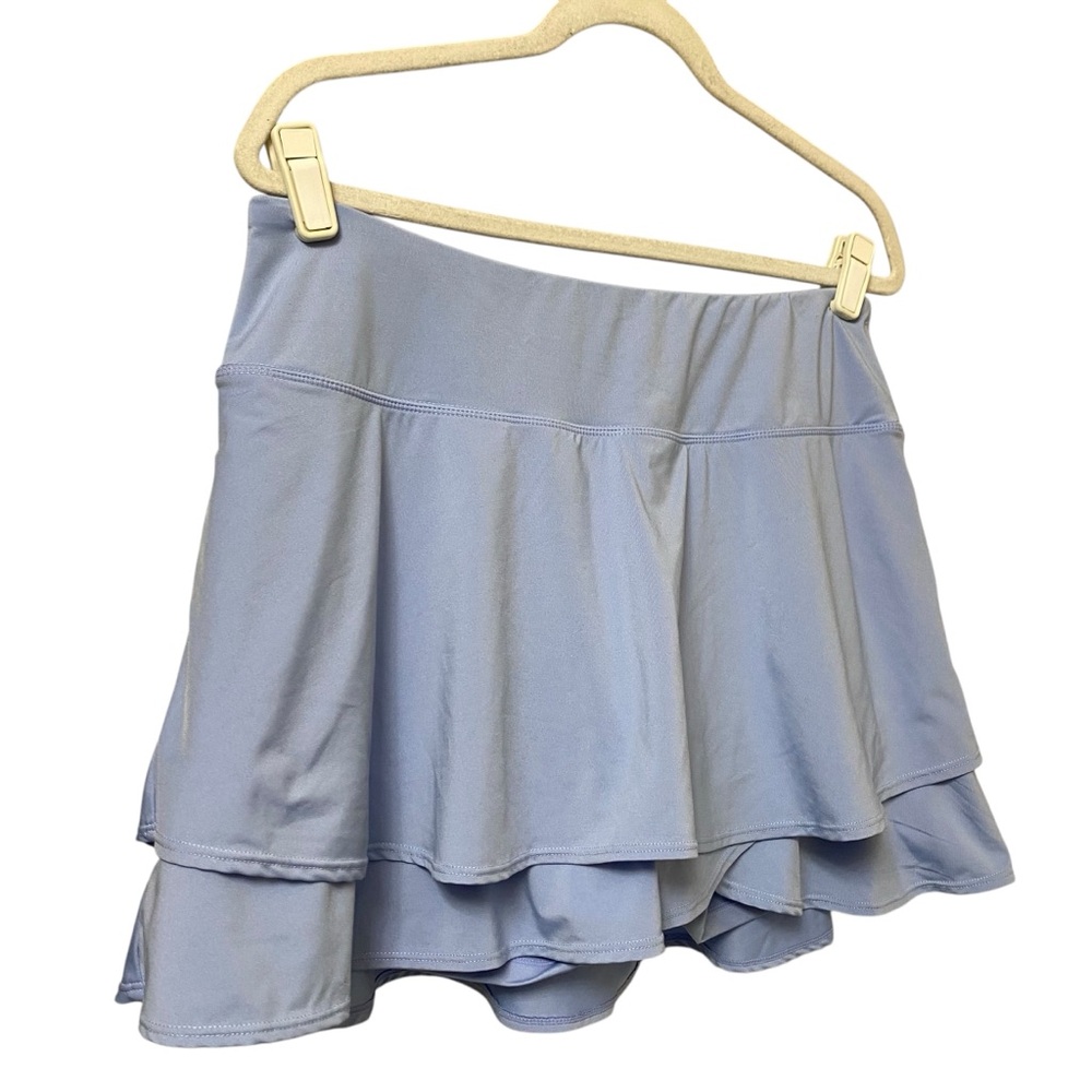 Baleaf periwinkle blue sporty athletic tennis golf layered skirt skort size XL - Picture 4 of 12